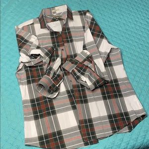 Express Men’s fitted casual dress shirt